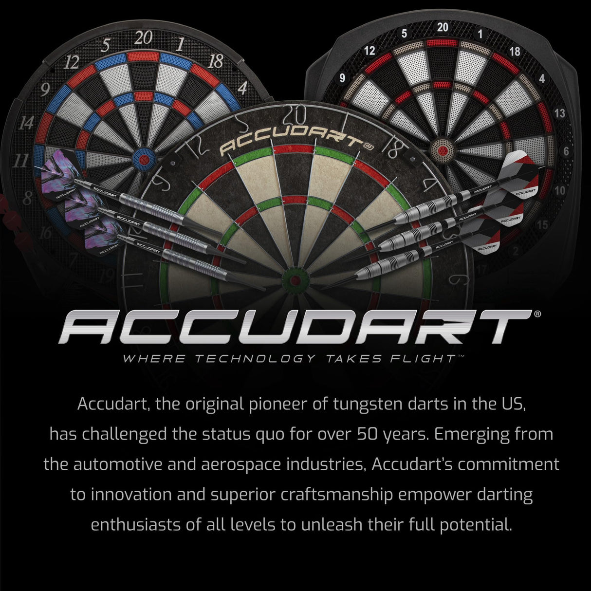 Accudart Match Pro Dartboard Cabinet Set - Official Size - Self Healing Sisal - Modern Style Woodgrain - Two Built-in Dartholders - LED Lighting - Includes Scoreboard, Chalk, Eraser, and Six Darts Accudart