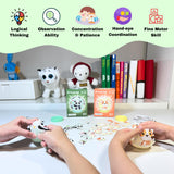 EduSport Panda 3D Puzzle Ball 61 Piece LED Night Light for Kids Ages 6-12, Panda Gifts, for Kids, 3D Puzzles for Kid, Educational Girl and Boy Toys, Birthday Gifts for Girl, Kid Toys EduSport
