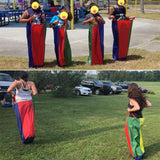 CWLAKON Outdoor Games, Potato Sack Race Bags for Kids Adults, Egg Spoon Relay Race, 3 Legged Race Bands, Birthday Party, Field Day Family Reunion Carnival Outside Yard Lawn Easter Fall Festival Games CWLAKON