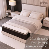 Milliard Queen Mattress, 14 Inch Hybrid Mattress in a Box with Premium Memory Foam and Quilted Pillow Top - Medium Firm, Cool Night Sleep and Full Body Support & Pressure Relief, CertiPUR-US Certified Milliard