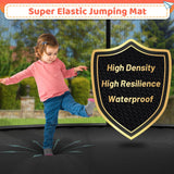 Zevemomo 16FT Trampoline for Kids and Adults, Outdoor Trampoline w/Basketball Hoop, Sprinkler, Ground Stakes/Anchors, Storage Bag, Galvanized Anti-Rust Coating, Gift for Kids and Adults Zevemomo