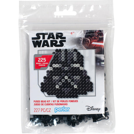 Perler 80-53448 Star Wars Darth Vader Introductory Fuse Bead Craft Activity Kit, Multicolor, 227 Pieces Perler