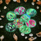 12pcs Glow in Dark Rock Painting Kit for Kids 6-12, Pouring Rocks Painting Arts and Craft Set , Rock Painting Toy, Arts & Crafts Supplies Christmas Birthday Gift for Girls and Boys 6 7 8 9 Year Old EggSun