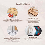 Personalized cutting board, Engraved cutting board, Custom cutting board, Wedding Gift, Bridal shower, Housewarming Anniversary Oak Walnut (Walnut TheHrdwood