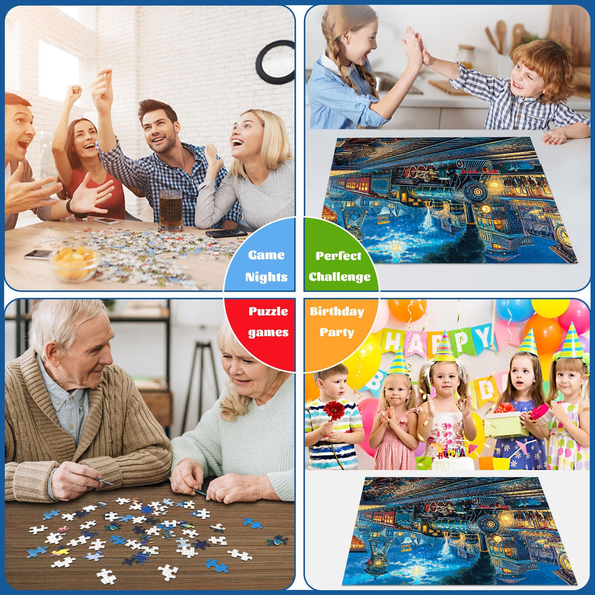 TangMosaic 1000 Piece Puzzle for Adults, Departure Jigsaw Puzzle, Impossible Puzzles Game, Interlock Perfectly No Dust, Home Decoration Puzzle, Gift for Friends, Parents, Kids, Couples TangMosaic