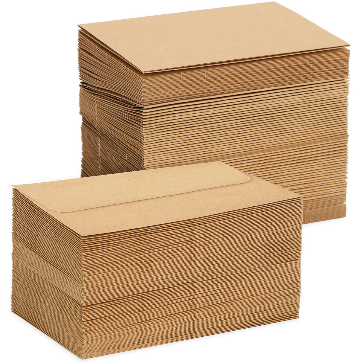 100 Pack Blank Cards and Envelopes 4x6, Bulk Kraft Paper Greeting Cards for DIY Card Making, Wedding, Birthday, All Occasions Sustainable Greetings