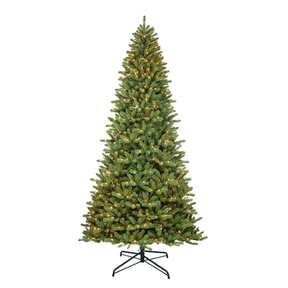 Puleo International Pre-Lit 12' Berkshire Fir Artificial Christmas Tree with 1200 Lights, Green