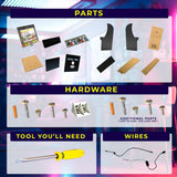 Arcade1Up Street Fighter II CE HS 5 Deluxe Arcade Machine, Compact 5' Tall Stand Up Cabinet with 14 Classic Games and 17" BOE screen, Black ARCADE1UP