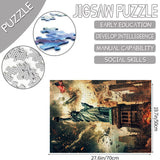 American Statue of Liberty Jigsaw Puzzles for Adults 1000 Pieces, Blast War United States Flag Art Jigsaw Puzzle DIY Craft Puzzles for Home Decoration Gifts, Family Puzzle Perfect for Game Nights Tucocoo