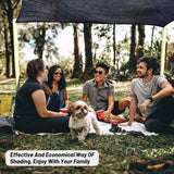 Cool Area 55% Sun Shade Cloth Mesh Tarp with Grommets for Plant Cover 6.5x16.5ft Patio Canopy Garden Pergola Greenhouse Car Barn Kennel Black Cool Area