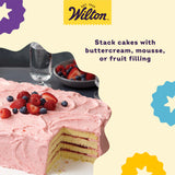 Wilton Easy Layers Sheet Cake Pan, Rectangle Sheet Pan, 2-Piece Baking Sheets Set, Steel Wilton