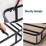 ZINUS 7 Inch Metal Smart Box Spring, Mattress Foundation, Strong Metal Frame, Easy Assembly, King Zinus