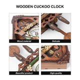 BESPORTBLE Wall Clock Retro Cuckoo Shaped Clock Antique Pendulum for Home Cafe Bar Wall Decor BESPORTBLE