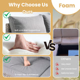 HOOOWOOO Outdoor Sectional Furniture Set with Fire Pit Table,9 Pieces Wicker Patio Conversation Sets,L Shape All Weather Outside Couch Sofa Set with Swivel Chairs Solar Table Ottoman,Charcoal Gray HOOOWOOO