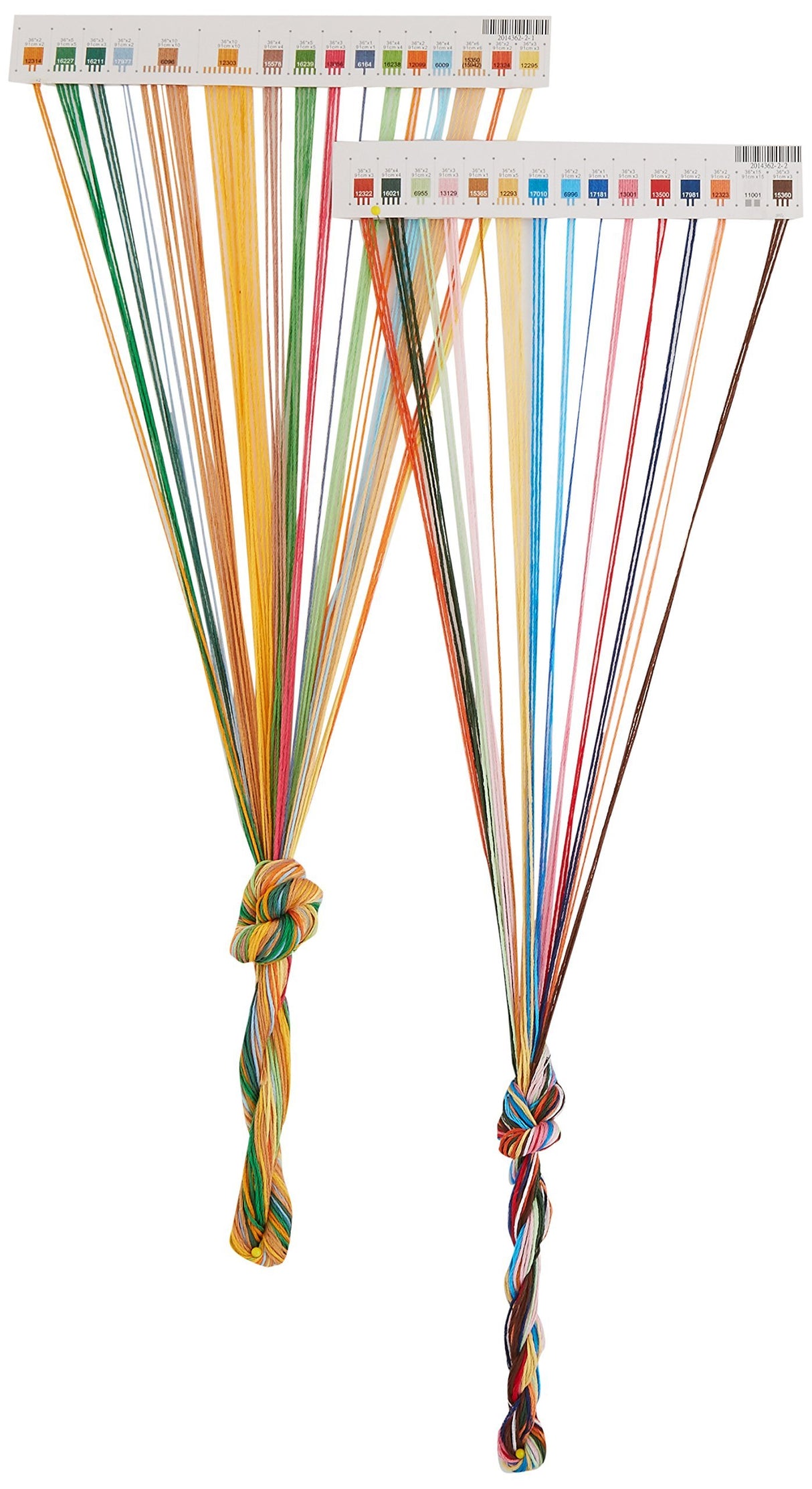 Dimensions Colored Beach Chairs Counted Cross Stitch Kit, 14 Count Light Blue Aida, 7'' x 14'' Dimensions