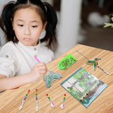 Diamond Art Painting Suncatchers, 4 pcs Sun Catchers Diamond Art Painting Kits for Kids DIY Crafts for Adults Hummingbird Prism Crystal Suncatchers Wind Chime Windows Garden Decorations Bingcute