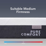 EPITEX Pure Comfort 10 Inch Queen Size Memory Foam Mattress – Air-Flow Memory Foam, Medium Plush for Pressure Relief and Motion Isolation, Breathable Pure Cotton Cover, CertiPUR-US Certified EPITEX