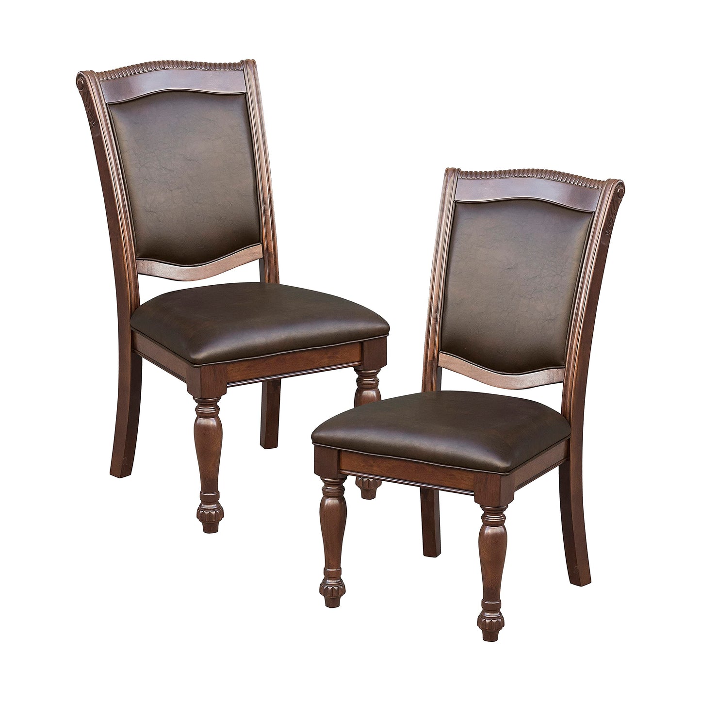 Homelegance Lordsburg 2-Piece Pack Dining Side Chairs, Cherry