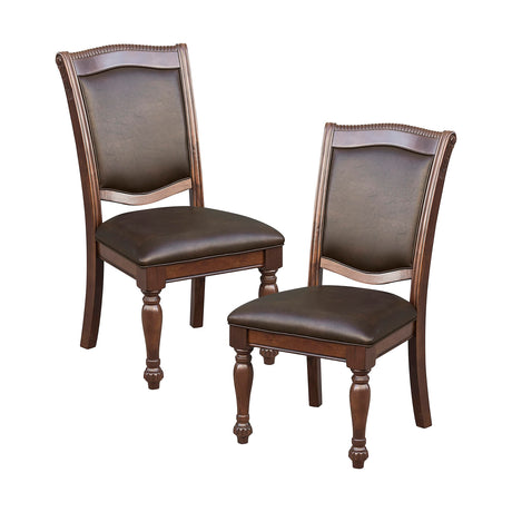 Homelegance Lordsburg 2-Piece Pack Dining Side Chairs, Cherry Homelegance