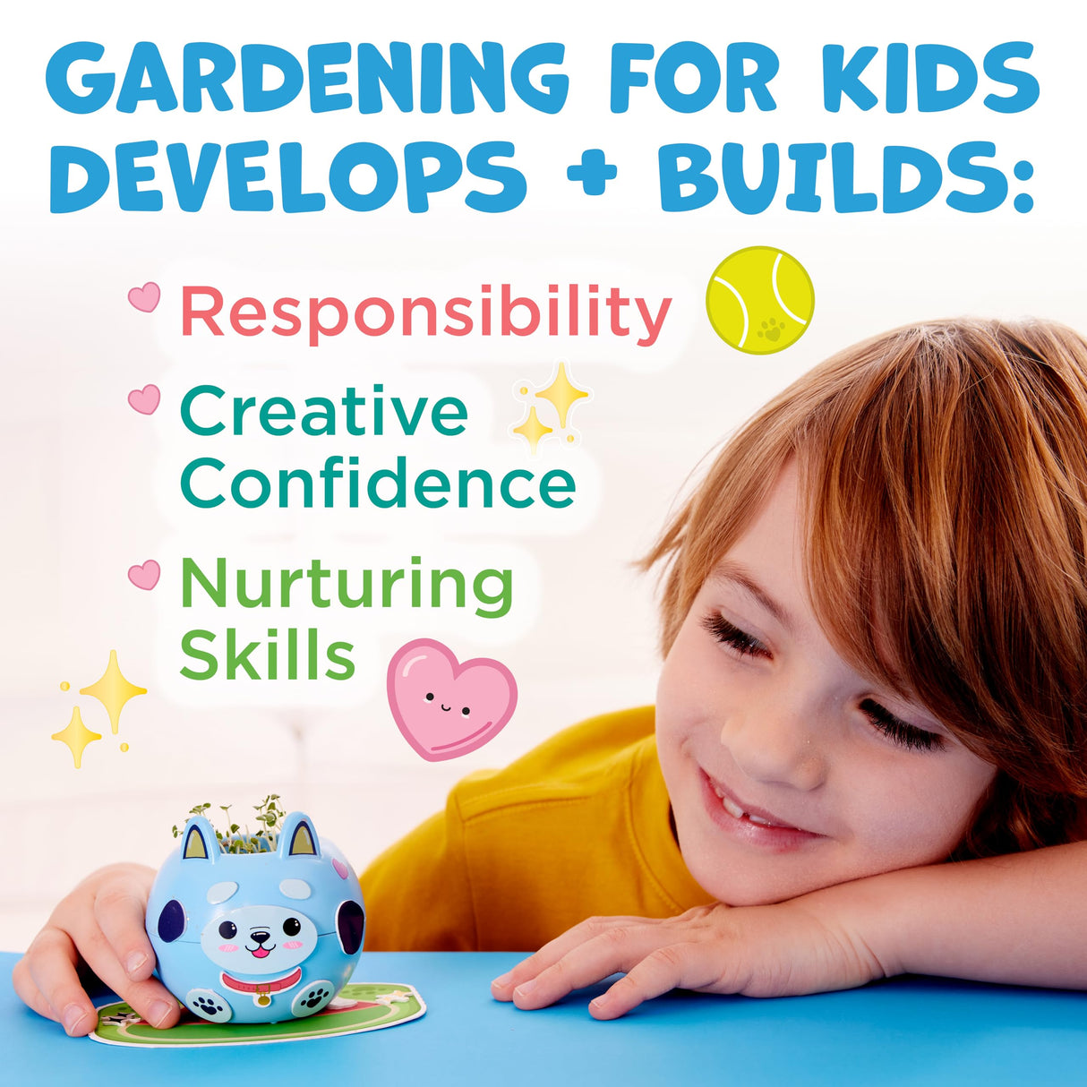Creativity for Kids Plant-A-Pet: Puppy Toys for Girls - Small Gifts and Stocking Stuffers for Girls, Arts and Crafts for Kids Ages 6-8+, DIY Kids Activity Set Creativity for Kids
