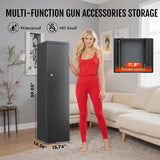 KAER Ammo Cabinet 59-Inch Tall Gun Cabinet Ammo Safe for Home Safes Use Quick Access with Ammunition Compartment and Removable Shelves Guns Accessories KAER