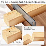 Frocopo Hand Saw Woodworking Tools, 6-Inch Pull Saw, Flexible Double-Edge Blade 17/11 TPI, Japanese Flush Cut for DIY Craft, Non-Slip Wood Handle, Sharp & Lightweight for Woodworking and Garden Trim Frocopo