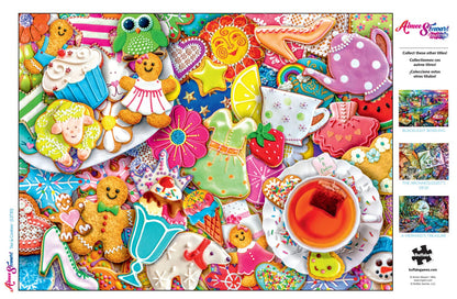 Buffalo Games - Aimee Stewart - Tea and Cookies - 1000 Piece Jigsaw Puzzle for Adults -Challenging Puzzle Perfect for Game Nights - Finished Size is 26.75 x 19.75