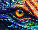 TUMOVO DIY Paint by Number for Adults Dragon Eye and Scales Paint by Numbers Kits for Adults Paintwork with Paintbrushes Color by Numbers Oil Painting Art Crafts 16"x20"(Frameless) TUMOVO
