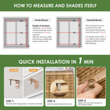 LazBlinds Cordless Bamboo Roman Shades, Privacy Blinds for Interior Windows, Room Darkening Roll Up Bamboo Blinds for Home & Patio, 30.5" W x 48" H, Eastfield Teak LazBlinds