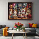 Dog Puzzles for Adults 1000 Pieces, Cat Jigsaw Puzzle Birthday Cake Puzzle Christmas, Funny Animal Puppy Kittens Puzzle, Holiday Jigsaw Puzzle PICKFORU