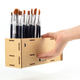 PROSCALE Paint Brush holder. Large Capacity Paint brush organizer and Art Supply Organizer kit for table and wall miniatures modeling crafts PROSCALE