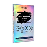 Makerflo Sublimation Paper 8.5 x 14 Inches 100 Sheets Heat Transfer Paper for Tumblers T-Shirts Phone Cases Mugs Printable Stickers Gifting Christmas DIY Enthusiast other Sublimation Blanks makerflo