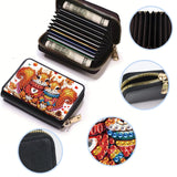 JISHSHAY Diamond Painting Credit Card Holder Squirrel Diamond Art Credit Card Wallet Squirrel Gem Art Wallet Gem Painting Coin Purse Mosaic Kits for Adults Billfold Animal Embroidery Kit Billfold JISHSHAY