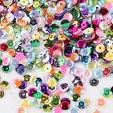 20800 Pcs 6MM Bulk Loose Sequin, 32 Colors Round Embroidery Sequins Cup Craft Sequins with Holes for DIY Sewing Making（with Storage Box） fuceury