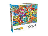 Buffalo Games - Pokemon -: Stained Glass Starters - 1000 Piece Jigsaw Puzzle for Adults -Challenging Puzzle Perfect for Game Nights - Finished Size is 26.75 x 19.75 Buffalo Games