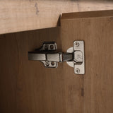 60" Floating Bathroom Vanity,60 Inch Bathroom Vanity Without Top Sink,Modern Floating Vanity Cabinet,Brown Wall Mounted Cabinet with Soft Closing Doors,Plywood(Sink Basin Not Included) WoodArtSupply