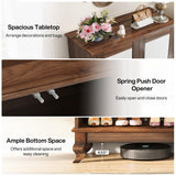 Tribesigns Shoe Cabinet for Entryway, 6-Tier Large Shoe Storage Cabinet with Doors and Adjustable Shelves, Wooden 24-Pair Shoe Rack Organizer Cabinet, Dark Walnut Tribesigns