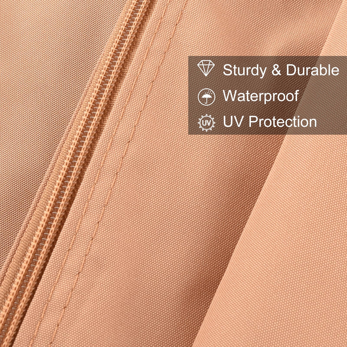 PLULON 10' x 12' Gazebo Curtains Outdoor Waterproof 4-Panels Universal Replacement Privacy Curtain Sidewalls with Zipper for Patio Yard Garden (Curtain Only) PLULON