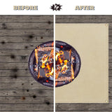SOLOWILDER Fire Pit Mat 40" Wood Stove Under Grill Mat for Deck BBQ Fireproof Floor Tent Campsite Insulation Protection SoloWilder