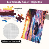 500 Piece Beach Puzzle for Adults-Sunset Puzzle | Recycled Cardboar Jigsaw Puzzles 500 Pieces | Challenging Family Activity Great Gift Idea for Family Friends | Difficult Puzzles Size 20.5 x 15 inches Edsjegn