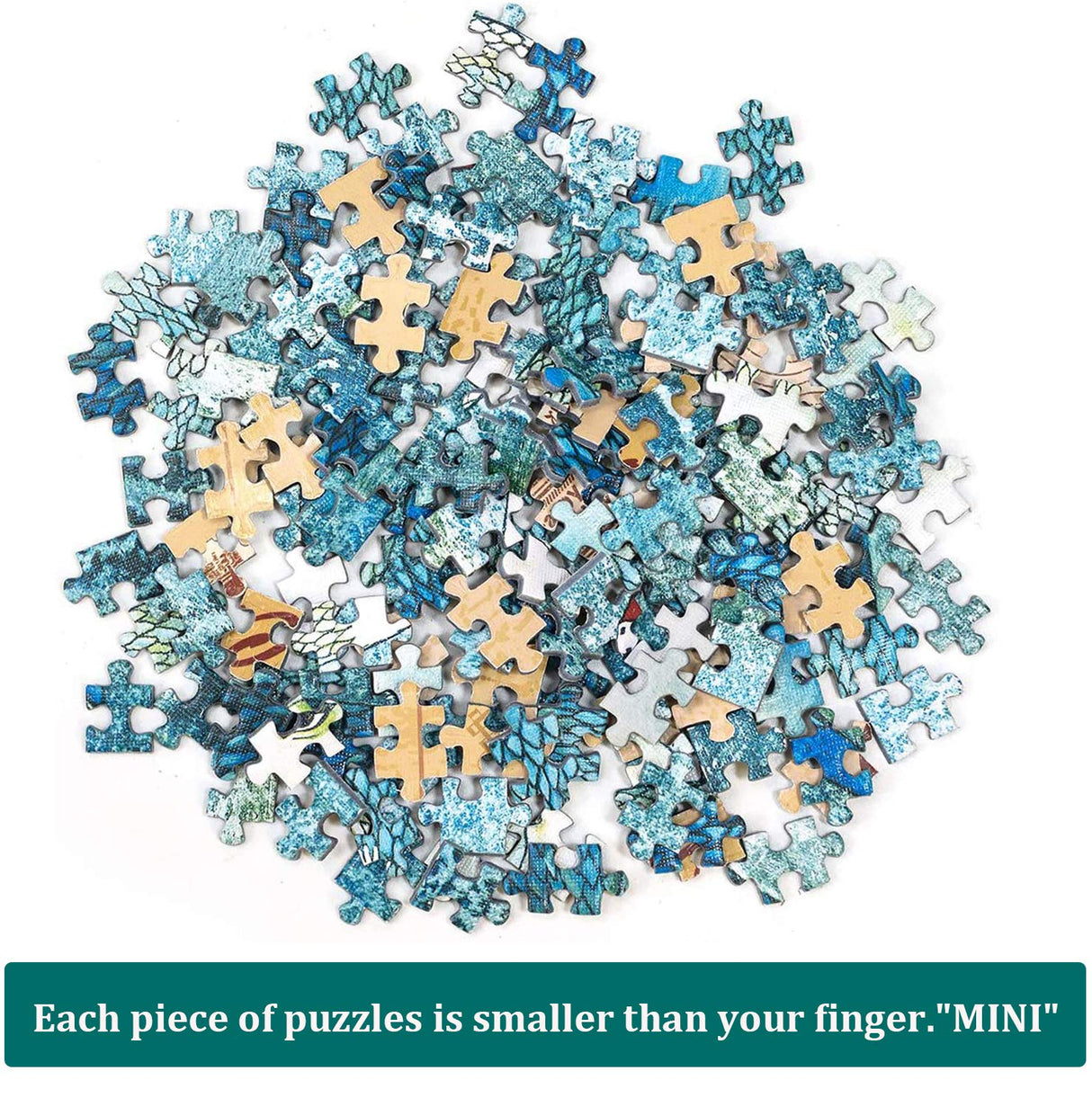 3 Pack Mini Animal Jigsaw Puzzles 150 Pieces for Adults Small Jigsaw Puzzle 6 x 4 Inches House Entertainment Toys Home Decor Puzzles wifreo