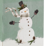 Hallmark Christmas Gift Bag Assortment (8 Bags: 3 Small 6", 3 Medium 9", 2 Large 13") White and Sage Green with Rustic Snowman, Plaid, Evergreen Tree for Christmas, Winter Weddings, Birthdays Hallmark