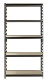 Muscle Rack UR361872PB5PAZ-SV Silver Vein Steel Storage Rack, 5 Adjustable Shelves, 4000 lb. Capacity, 72" Height x 36" Width x 18" Depth Muscle Rack