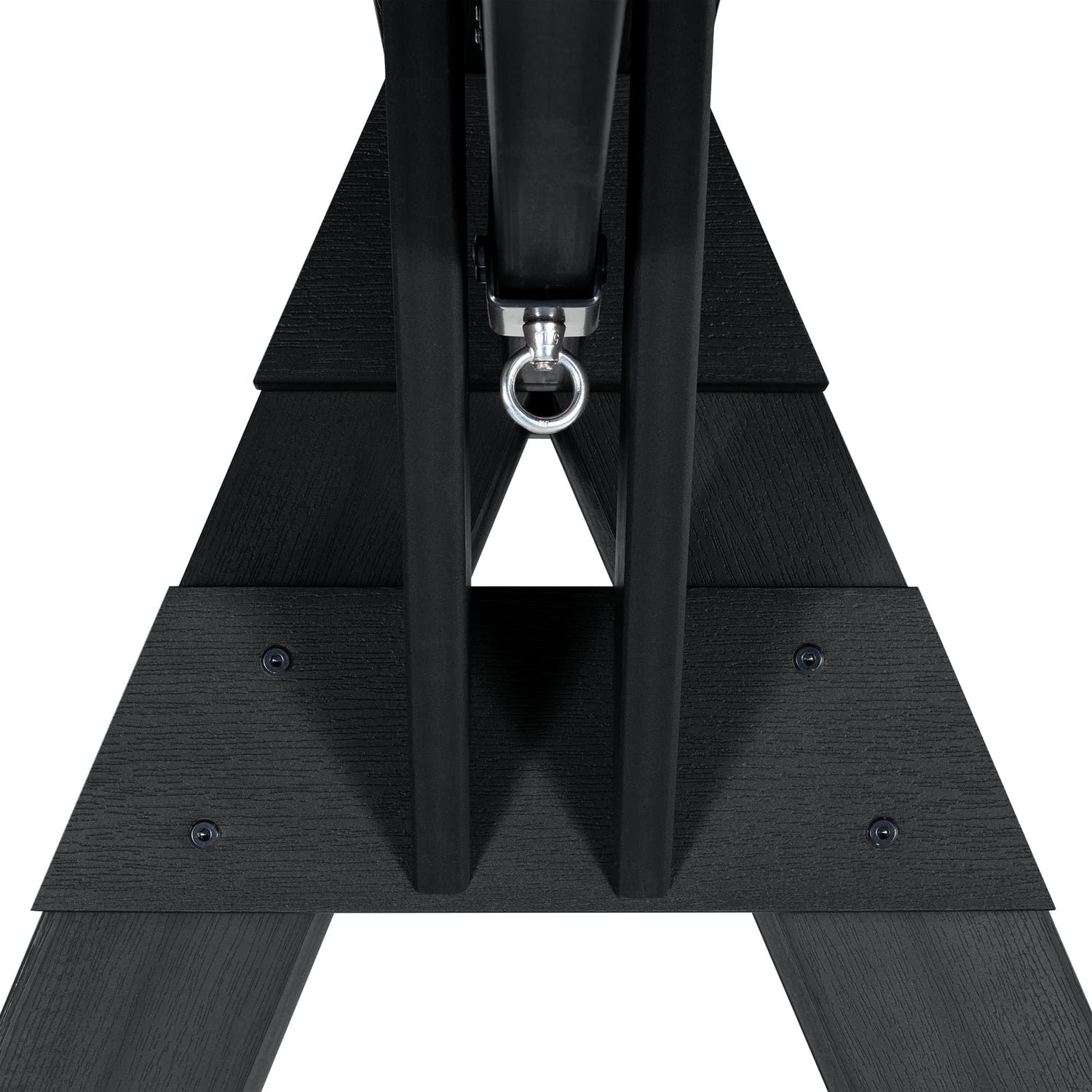 Heavyweather Stand Highwood Heavy Duty, Weather Resistant A-Frame Porch Swing Stand, Blac ...