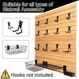 MDF Slat Wall Paneling for Retail Display 2 Pack 4'x2', Maple Slatwall Panel for Garage Organizer Shiplap Wall Paneling, Slat Board Garage Slatted Storage Systems, Easy Install Wood Panel FRAYSCENT