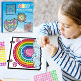 BANBBUR 4 Pcs Window Art Kits for Kids,Gem Arts for Kids Ages 8-12 4-8,Suncatcher Kits for Kids,Diamond Art and Crafts for Girls Boys Birthdays Christmas Gift BANBBUR