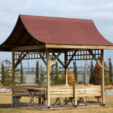 XYADX Concrete Fence Post Base 4x4 inches 4 Pack, Fence Post Anchor Holder Pergola Brackets XYADX