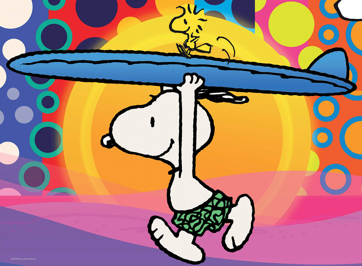 Ceaco - Peanuts - Surf City - 100 Piece Jigsaw Puzzle Ceaco