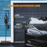 MUSTART 40 Amp Level 2 Portable EV Charger Charging Cable Station, Electric Vehicle Charger Plug-in EV Charging Station with All J1772 EV Cars (240 Volt, 25ft Cable, NEMA 14-50) MUSTART