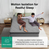 Novilla 10 inch Full Size Mattress, NanoGEL™ Full Mattress with Smarts™ Coil for Motion Isolation & Pressure Relief & Cool Night Sleep, Medium Firm Hybrid Mattresses in a Box, CertiPUR-US Certified Novilla
